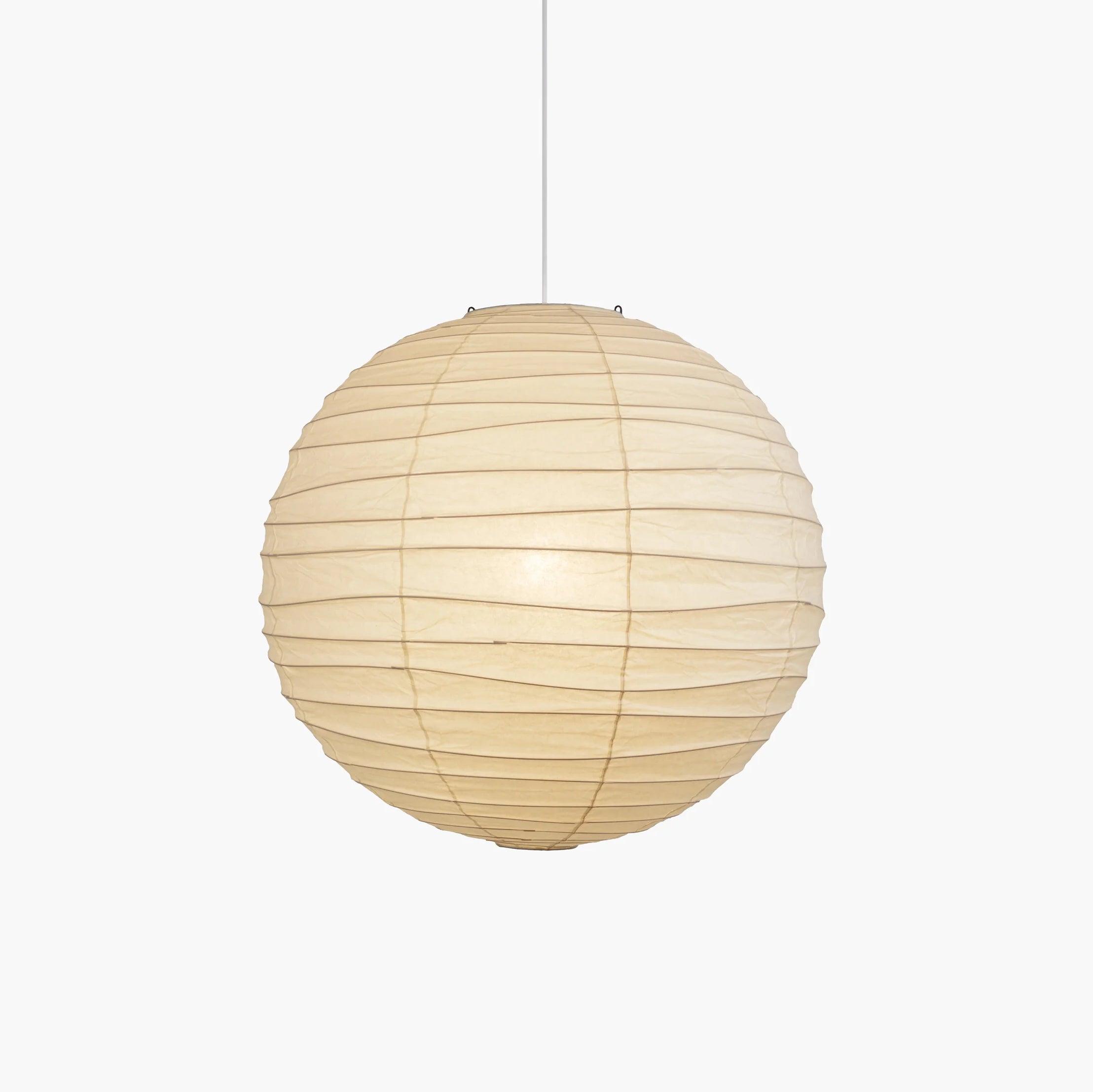 Spherical Rice Paper Pendant Ceiling Light