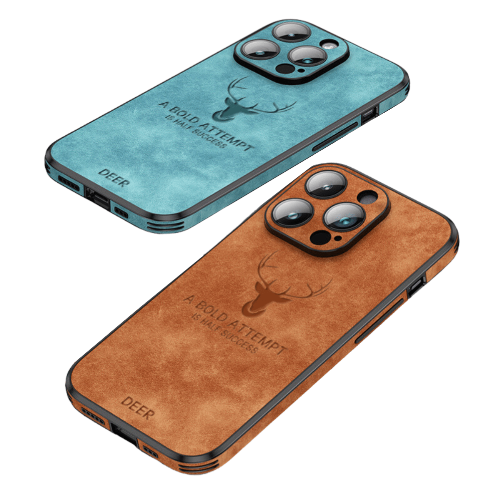 AureateGuard Premium Leather iPhone Case — Shock Resistant, Slim Profile