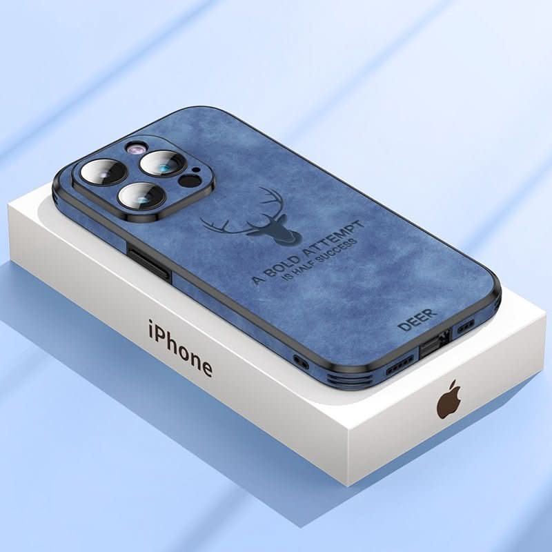 AureateGuard Premium Leather iPhone Case — Shock Resistant, Slim Profile