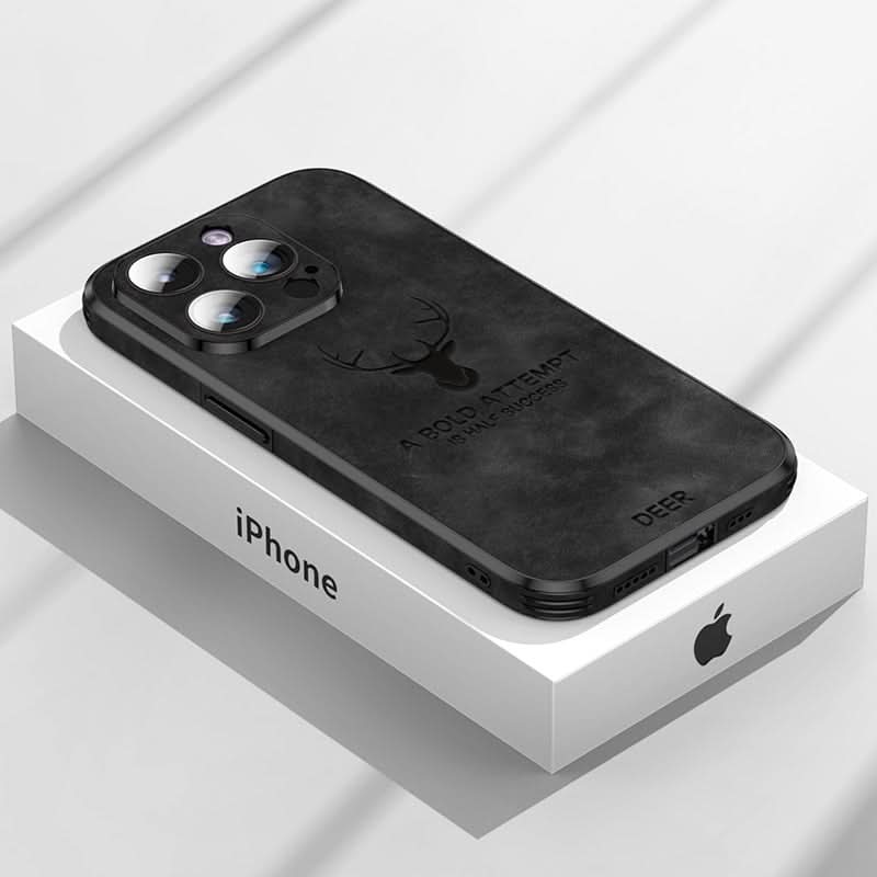 AureateGuard Premium Leather iPhone Case — Shock Resistant, Slim Profile