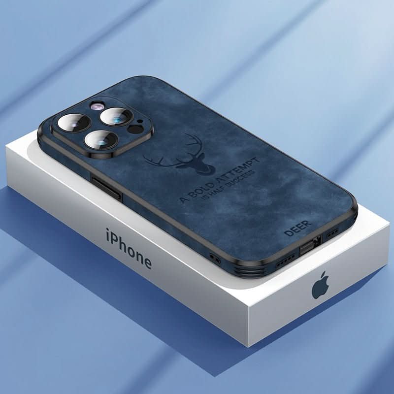 AureateGuard Premium Leather iPhone Case — Shock Resistant, Slim Profile