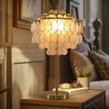 Teardrops Capiz Table Lamp | wildoxy