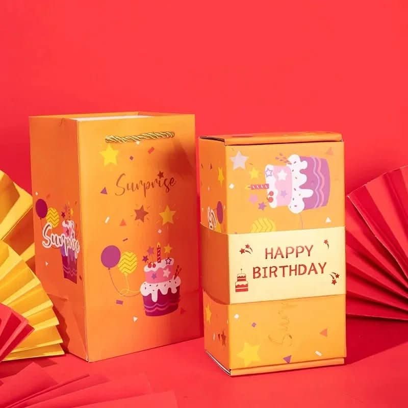 صندوق AmorBox تذكاري مصنوع يدويًا قابل للفتح — تذكار على شكل كولاج للصور