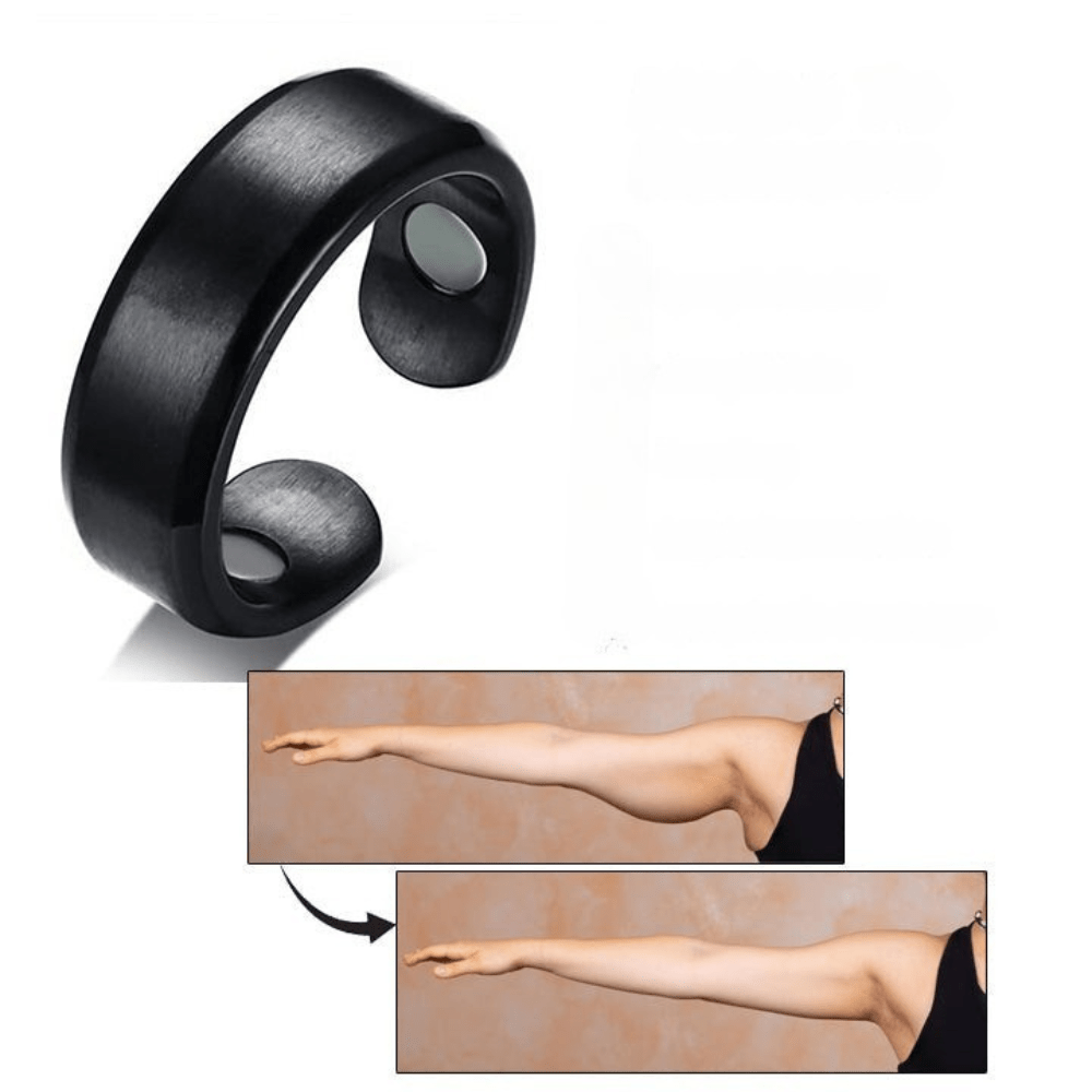 Aurea Discreet Magnetic Wellness Ring — One-Size Adjustable Band, All-Day Comfort