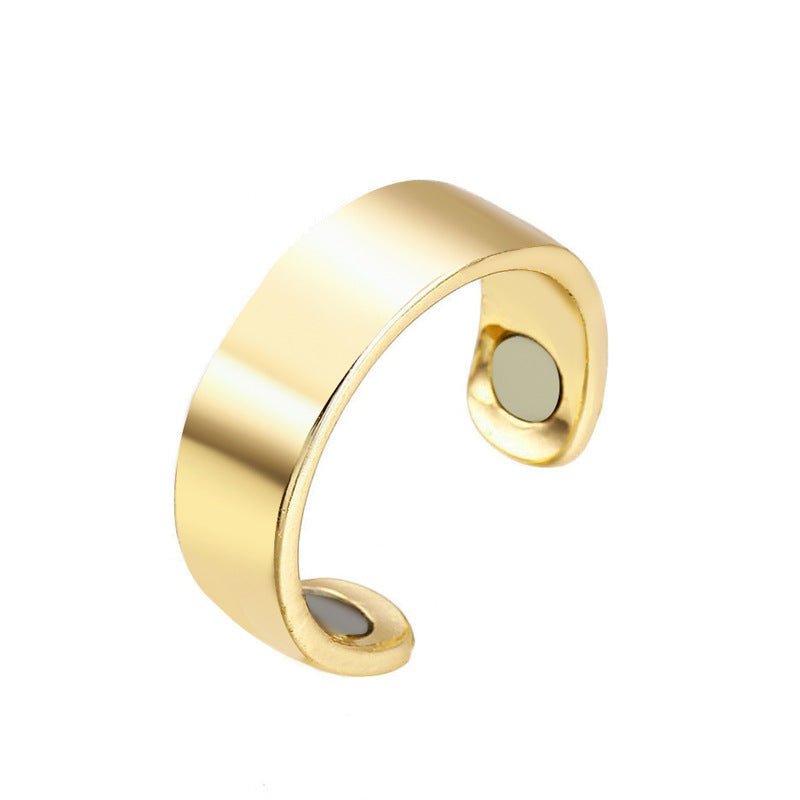 Aurea Discreet Magnetic Wellness Ring — One-Size Adjustable Band, All-Day Comfort
