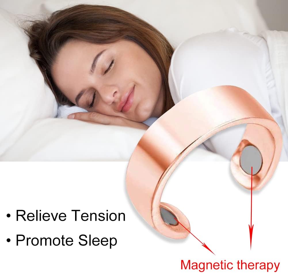 Aurea Discreet Magnetic Wellness Ring — One-Size Adjustable Band, All-Day Comfort