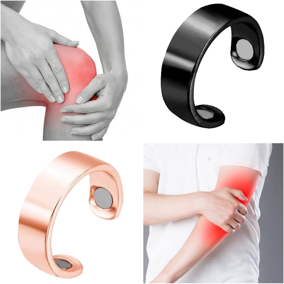 Aurea Discreet Magnetic Wellness Ring — One-Size Adjustable Band, All-Day Comfort