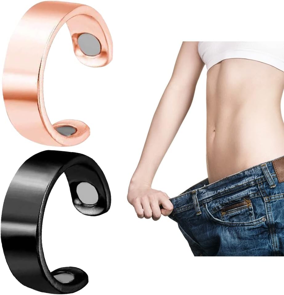 Aurea Discreet Magnetic Wellness Ring — One-Size Adjustable Band, All-Day Comfort