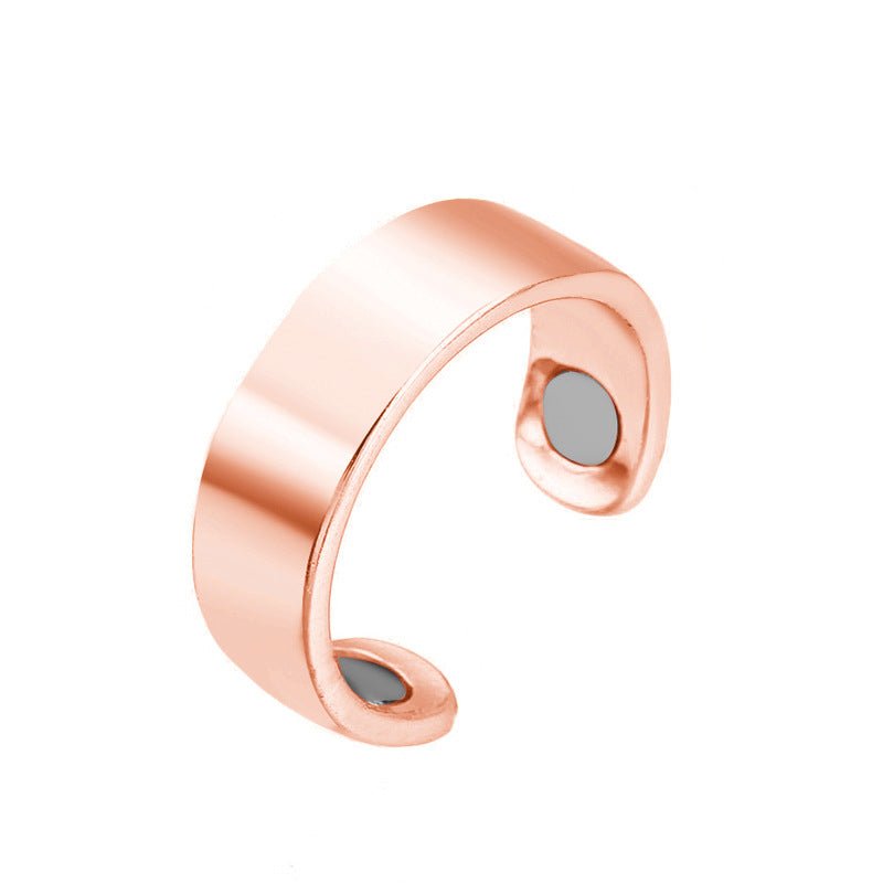 Aurea Discreet Magnetic Wellness Ring — One-Size Adjustable Band, All-Day Comfort