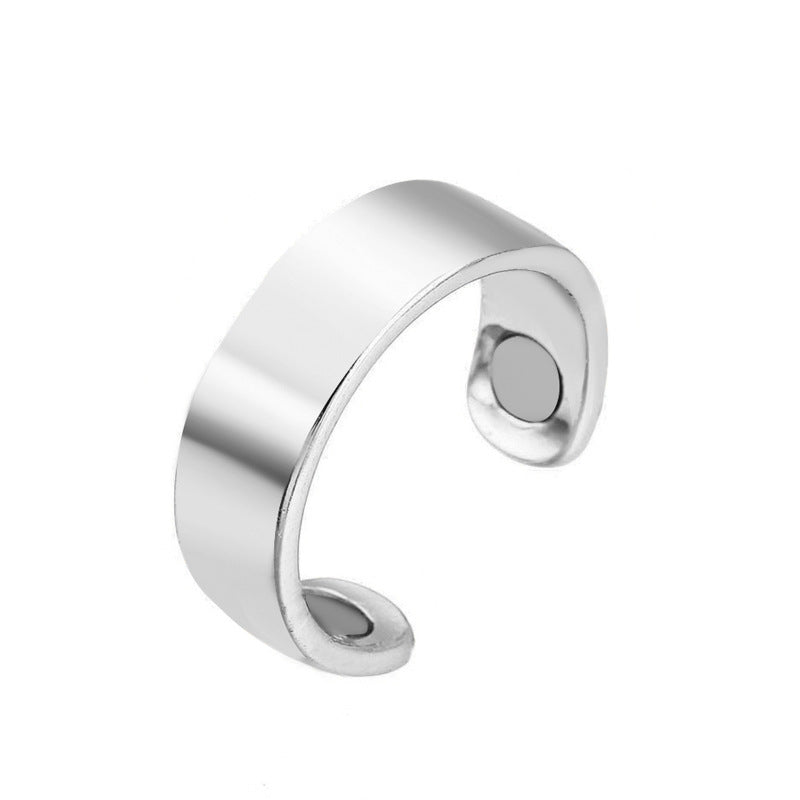 Aurea Discreet Magnetic Wellness Ring — One-Size Adjustable Band, All-Day Comfort