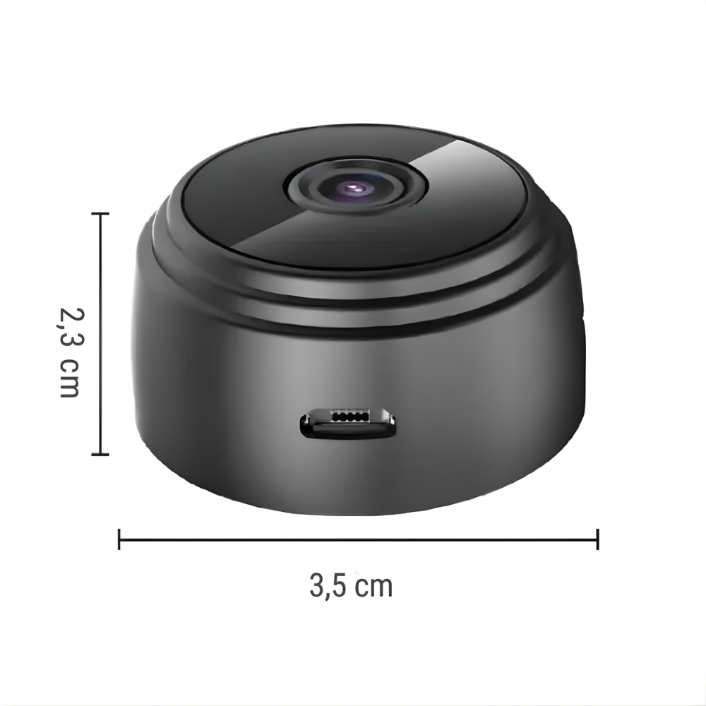 Trådlös backkamera — 720P, 128GB, magnetisk 360°