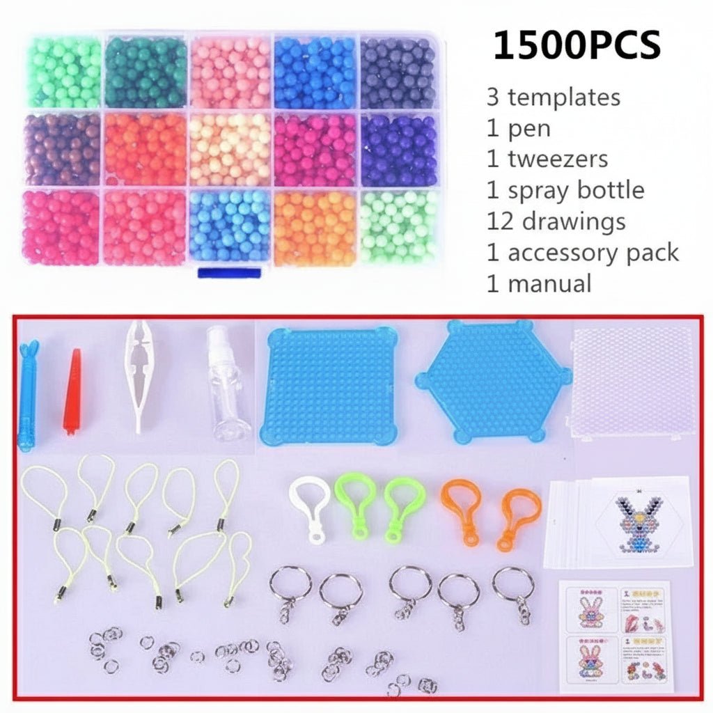 NovaBeads Water Activated Melt Beads Kit — Heat-Free Spray Craft Set