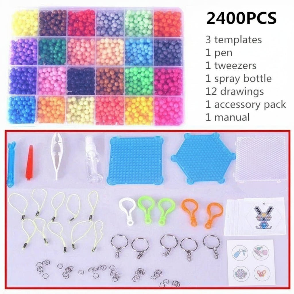 NovaBeads Water Activated Melt Beads Kit — Heat-Free Spray Craft Set