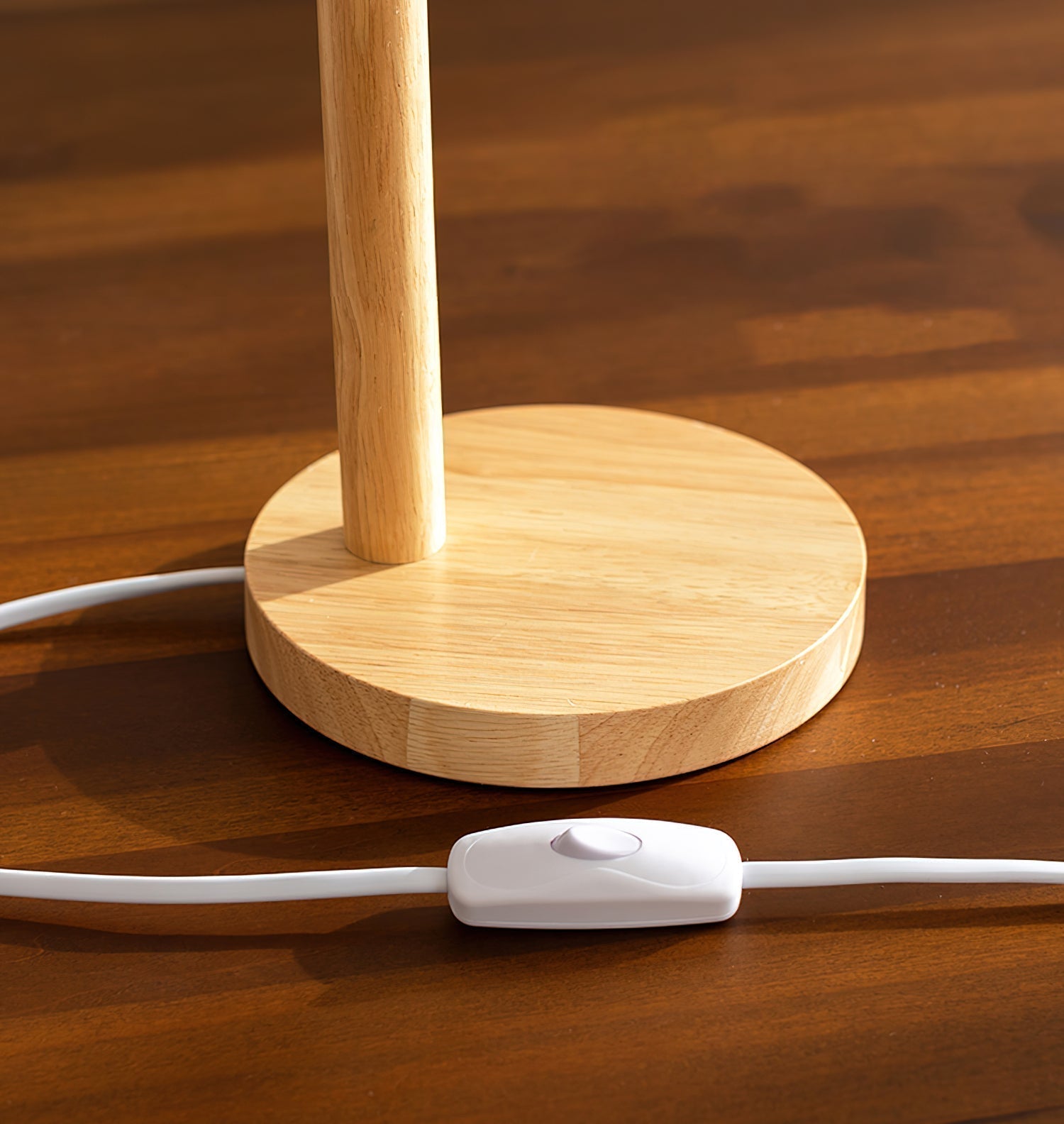 Kirrea Macaron Yellow Wooden Table Lamp — Nordic Base Design