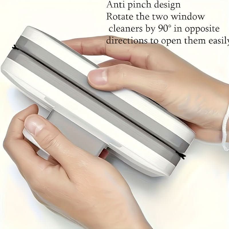 AeroClean Pro Magnetic Window Cleaner — Double-Glazing Compatible, Streakless Cleaning, Ladder-Free Design