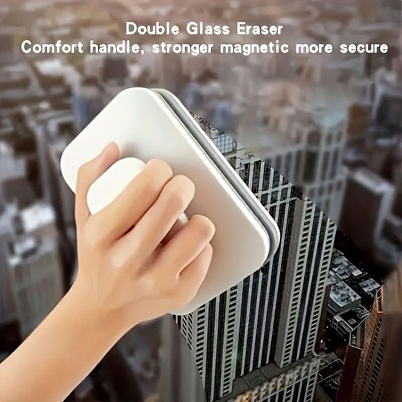 AeroClean Pro Magnetic Window Cleaner — Double-Glazing Compatible, Streakless Cleaning, Ladder-Free Design