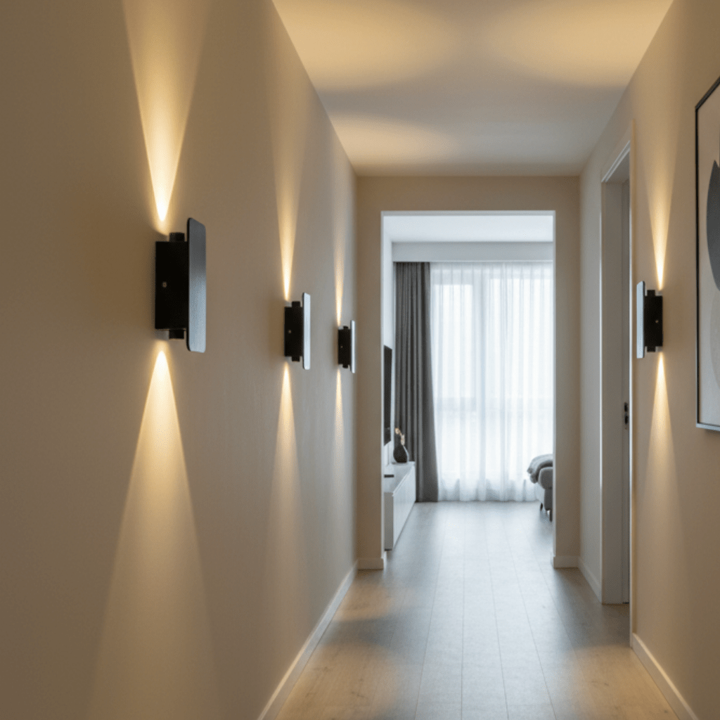 LumaArc Minimalist LED Wall Light — Energy-Saving Fixture