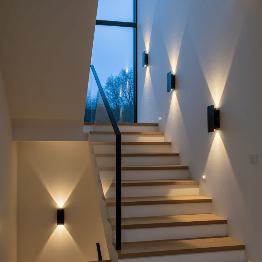 LumaArc Minimalist LED Wall Light — Energy-Saving Fixture