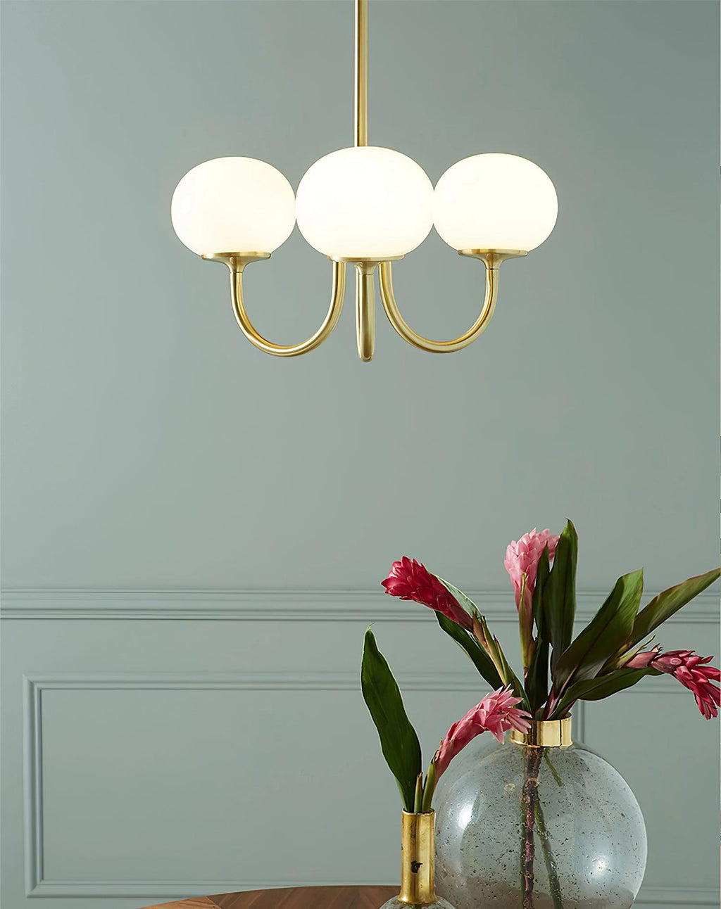 Aurielle Marshmallow Modern Chandelier — Rounded Silhouette, Warm Ambient Glow