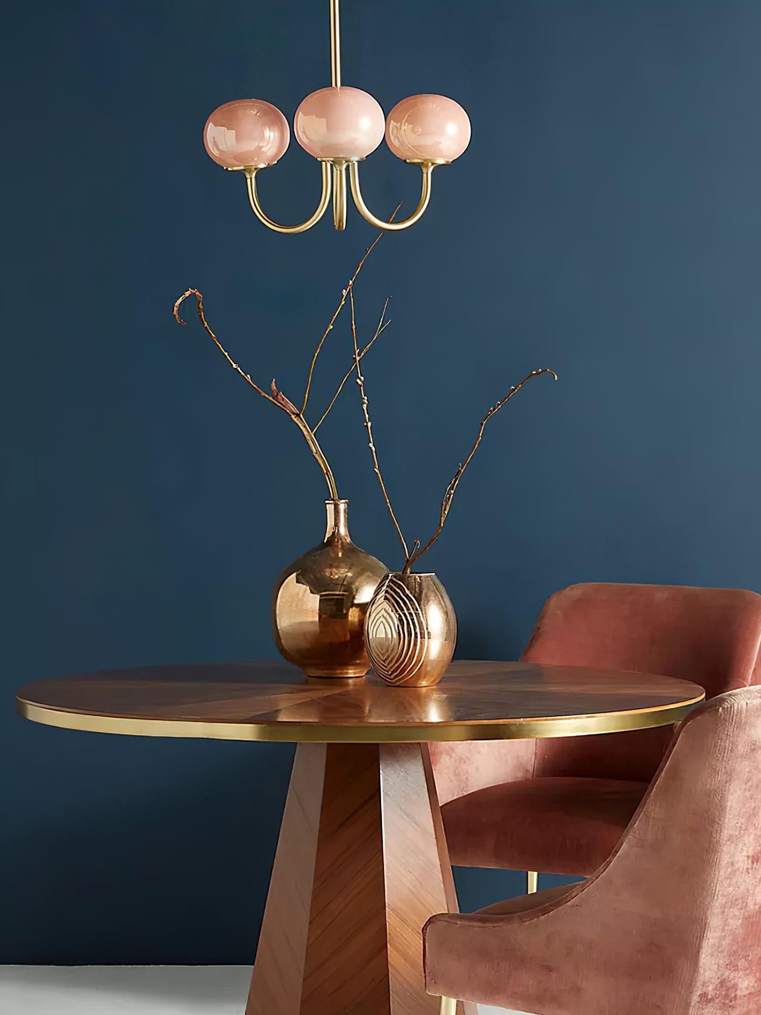 Aurielle Marshmallow Modern Chandelier — Rounded Silhouette, Warm Ambient Glow