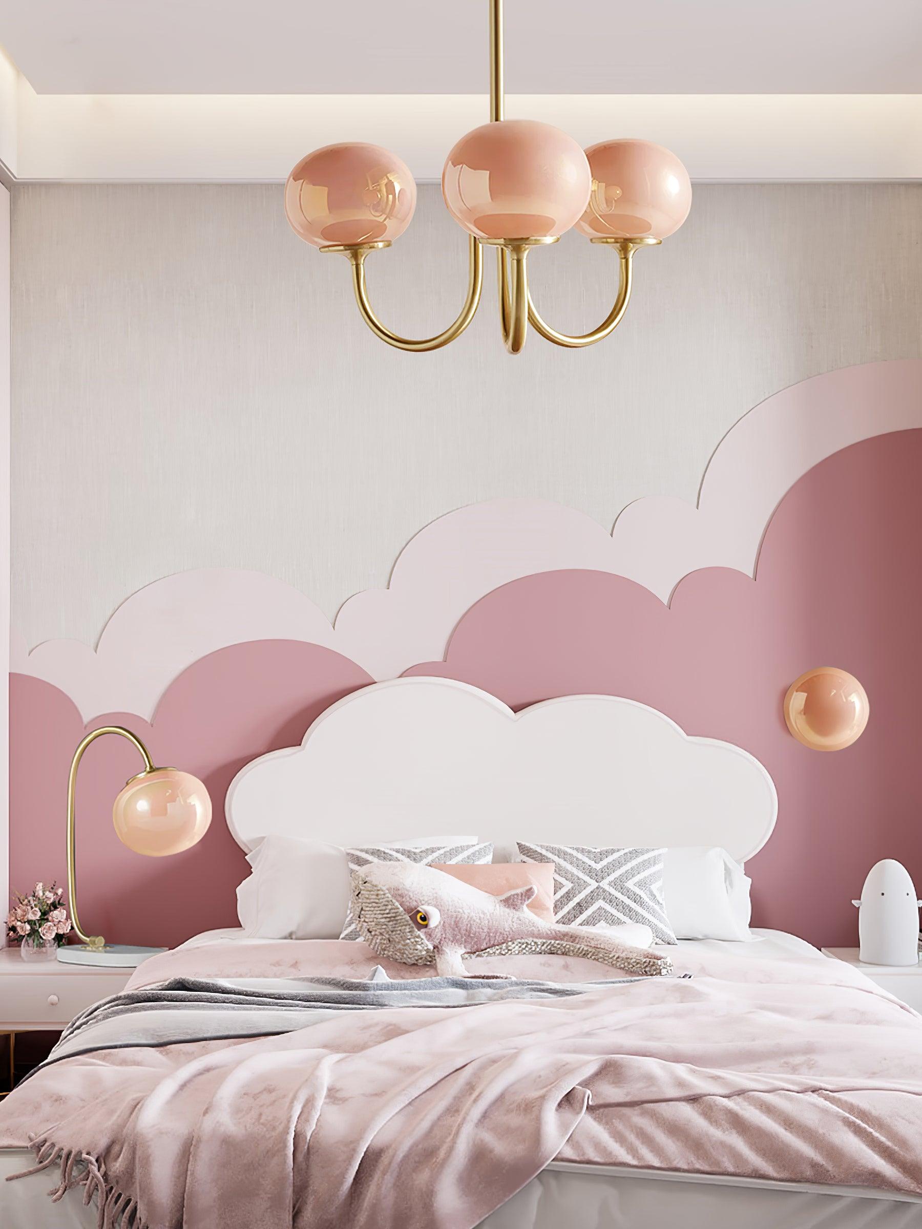 Aurielle Marshmallow Modern Chandelier — Rounded Silhouette, Warm Ambient Glow