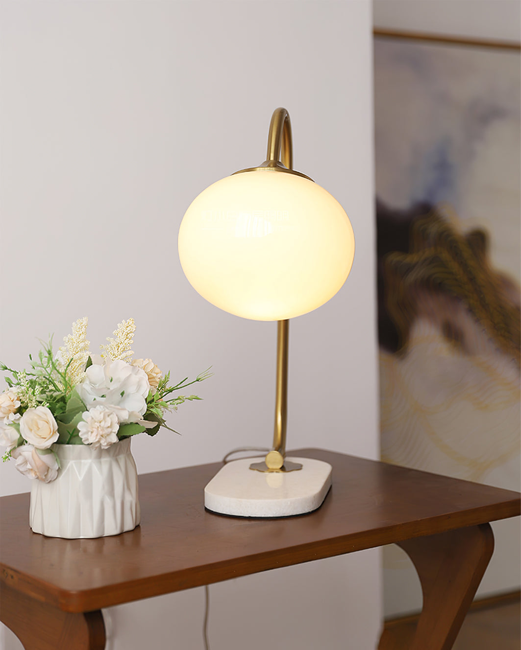 LumiPuff Marshmallow-Inspired Table Lamp — Soft Pink Glass Shades