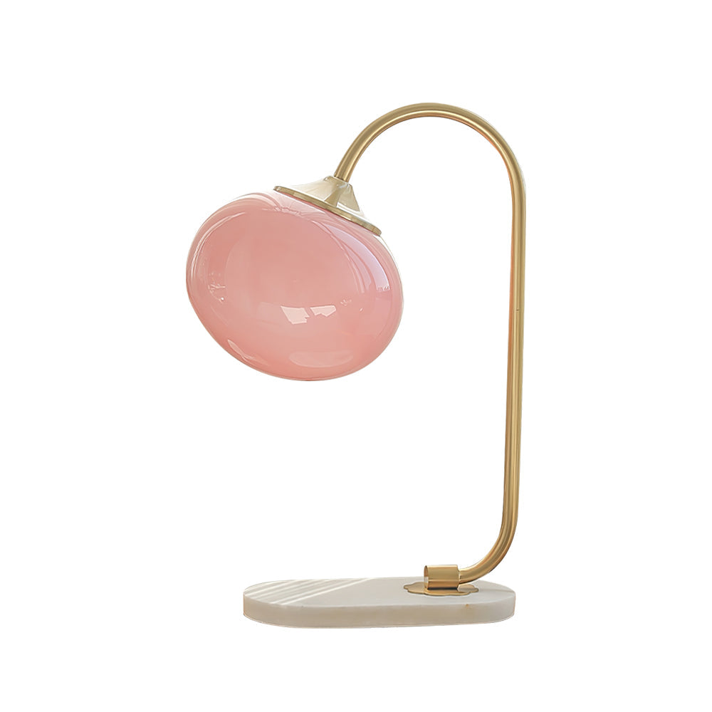 LumiPuff Marshmallow-Inspired Table Lamp — Soft Pink Glass Shades