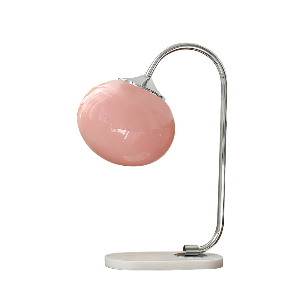 LumiPuff Marshmallow-Inspired Table Lamp — Soft Pink Glass Shades