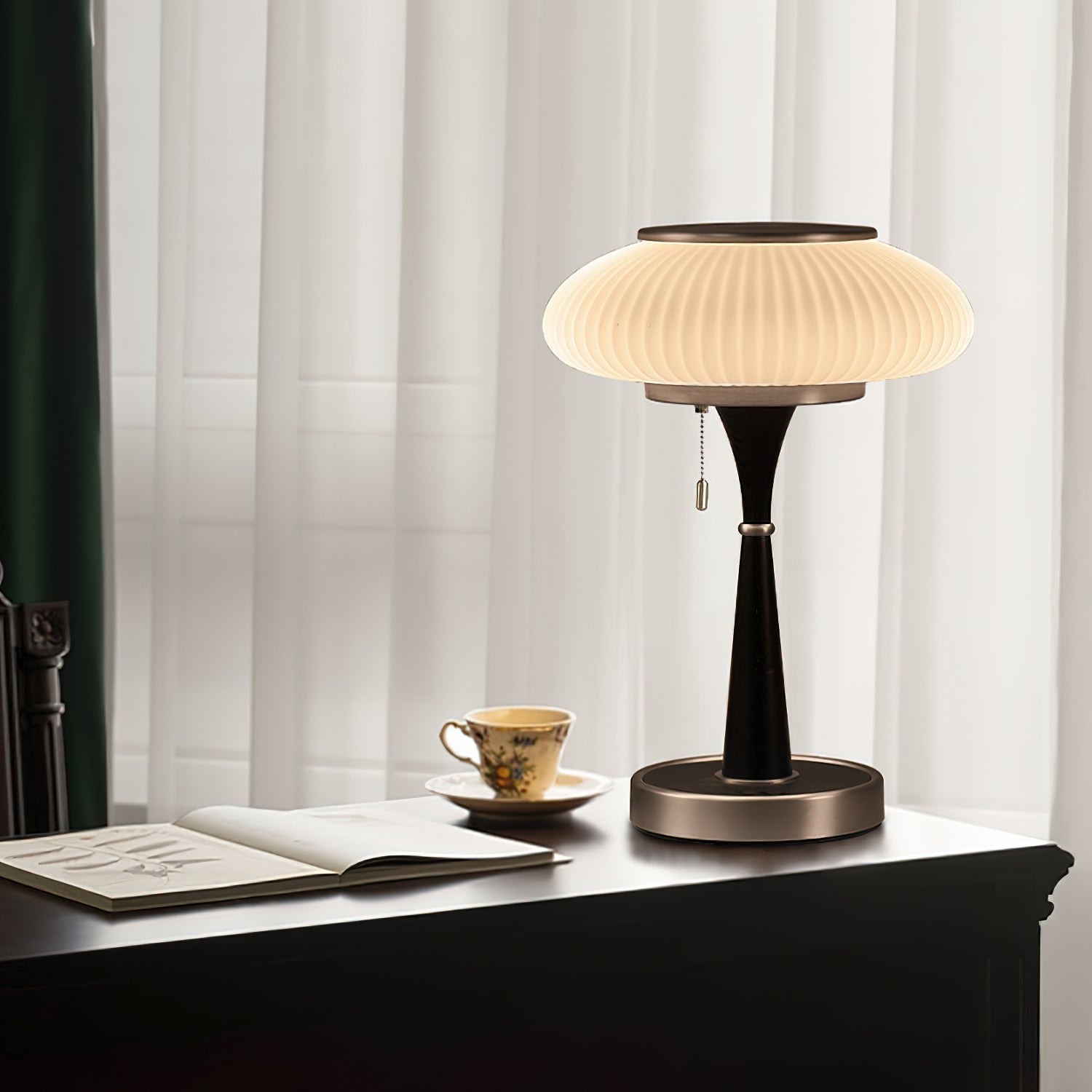 Verdora Matsutake Inspired Mushroom Table Lamp — Minimalist Organic Design