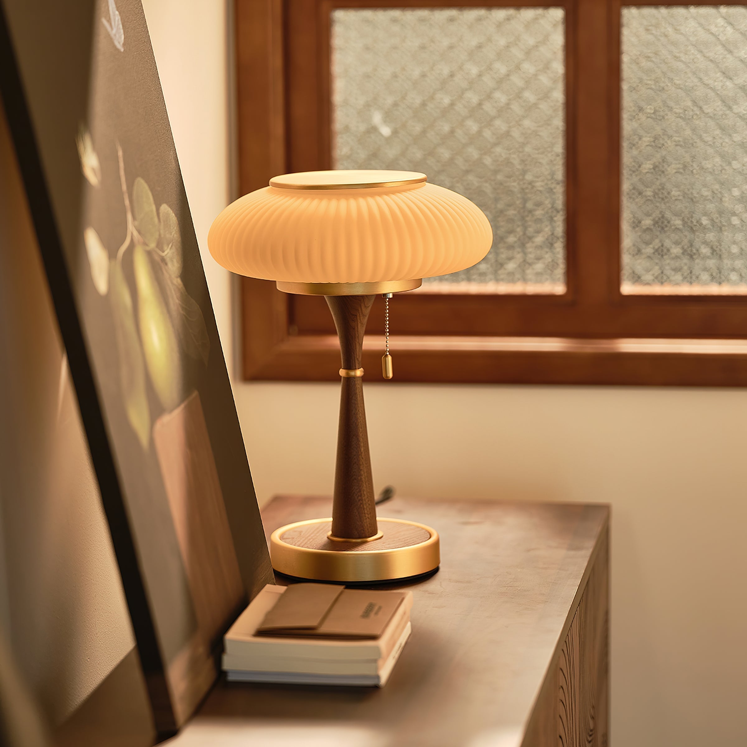 Verdora Matsutake Inspired Mushroom Table Lamp — Minimalist Organic Design