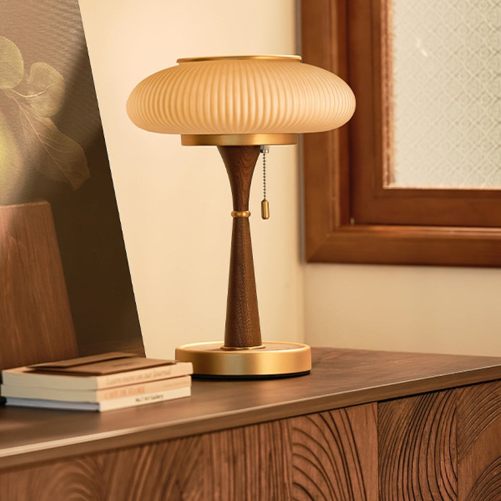 Verdora Matsutake Inspired Mushroom Table Lamp — Minimalist Organic Design