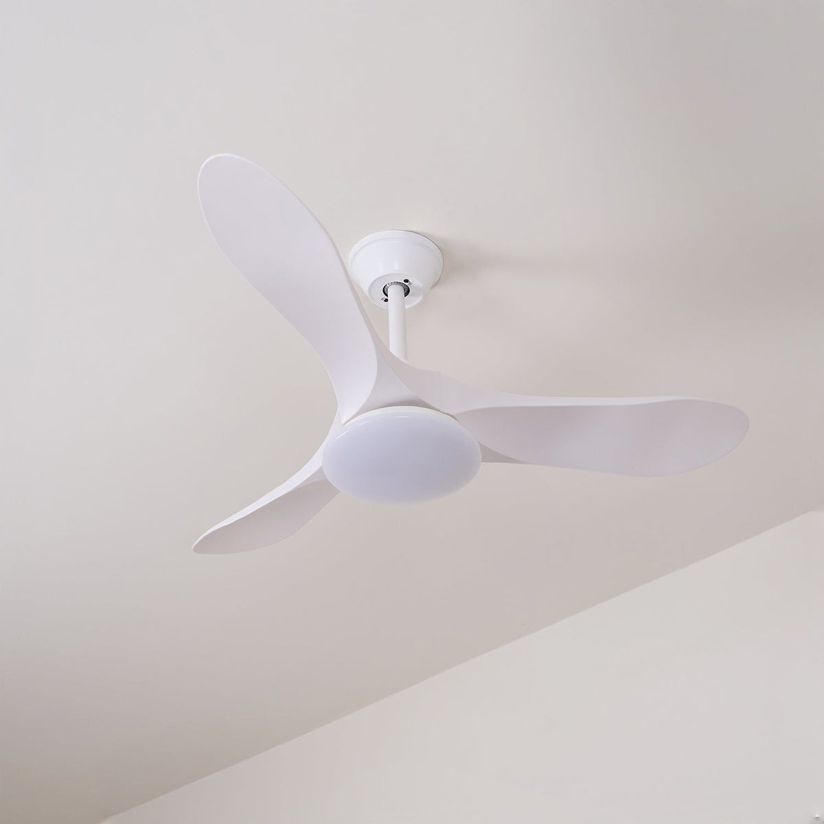 Plafondventilator met 35W-ledverlichting, houtnerf, 6 snelheden