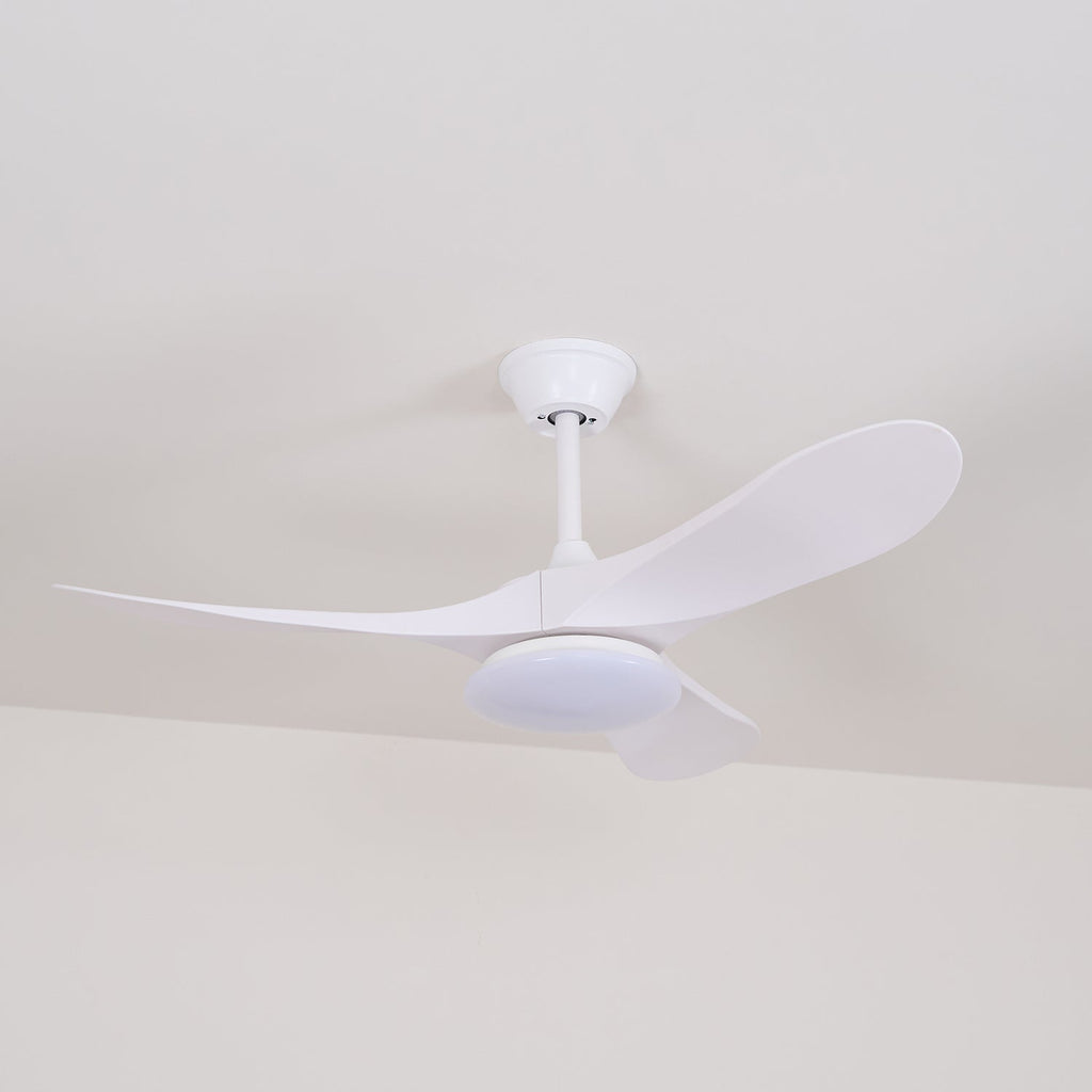 Plafondventilator met 35W-ledverlichting, houtnerf, 6 snelheden
