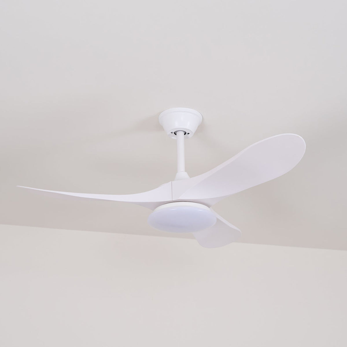 Plafondventilator met 35W-ledverlichting, houtnerf, 6 snelheden