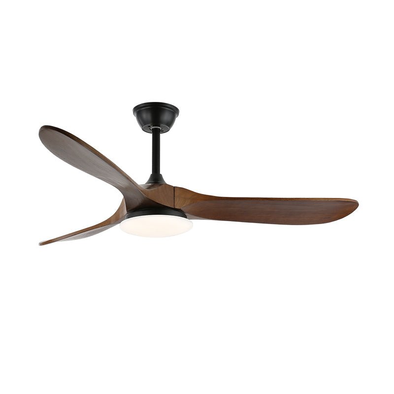 Plafondventilator met 35W-ledverlichting, houtnerf, 6 snelheden