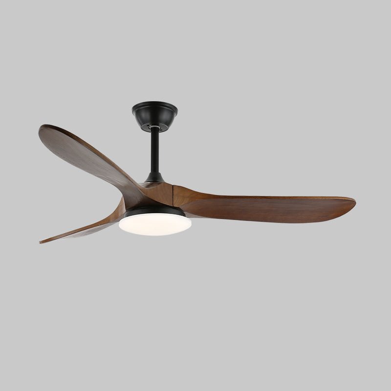 Plafondventilator met 35W-ledverlichting, houtnerf, 6 snelheden