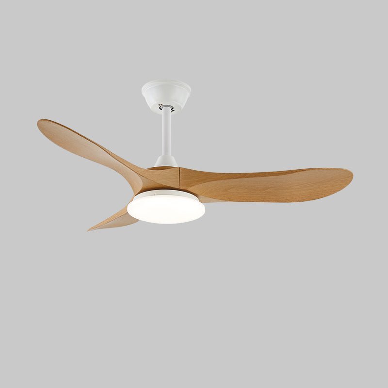 Plafondventilator met 35W-ledverlichting, houtnerf, 6 snelheden