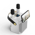 Bluetooth-Karaoke-Lautsprecher – 2 kabellose Mikrofone, 360°-Klang
