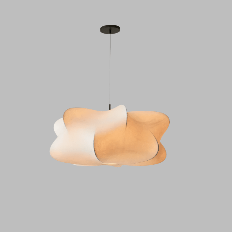 12-Inch Diameter Metal Pendant Light — Irregular Sphere Shade