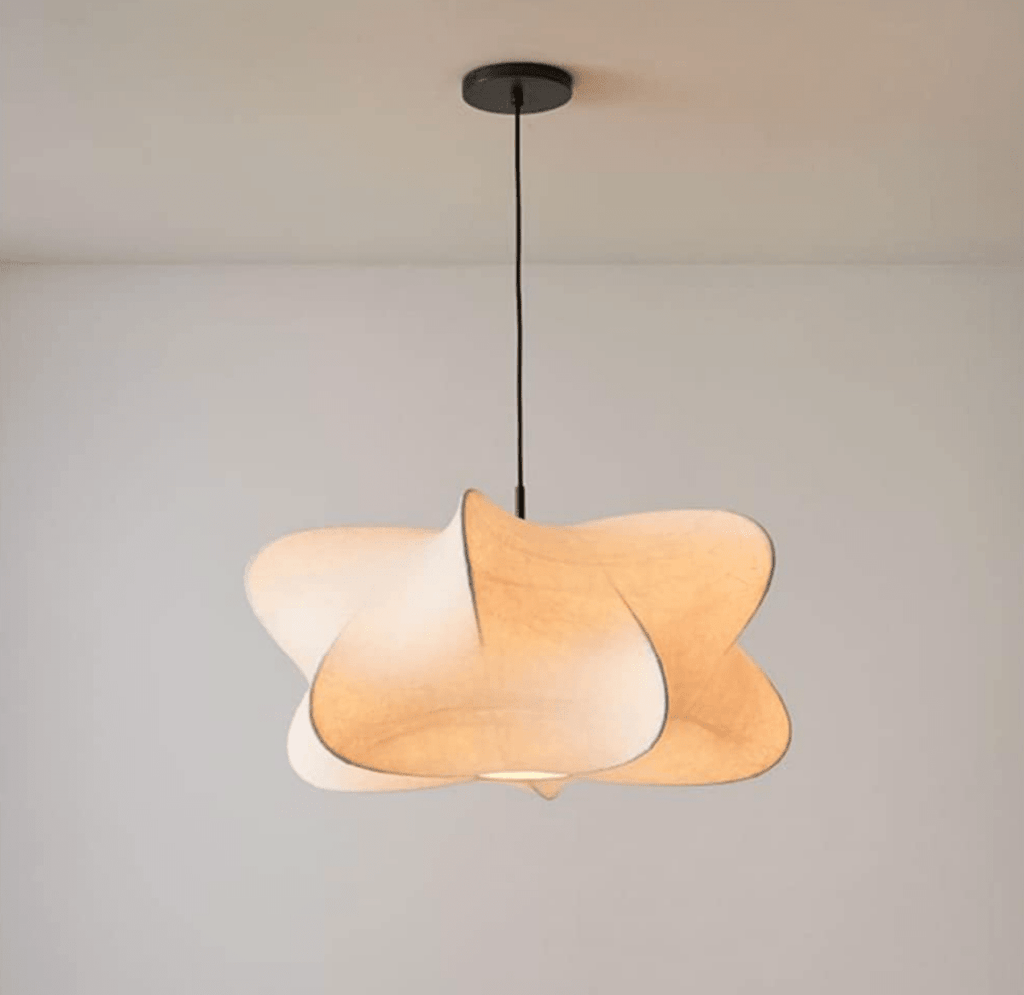 12-Inch Diameter Metal Pendant Light — Irregular Sphere Shade