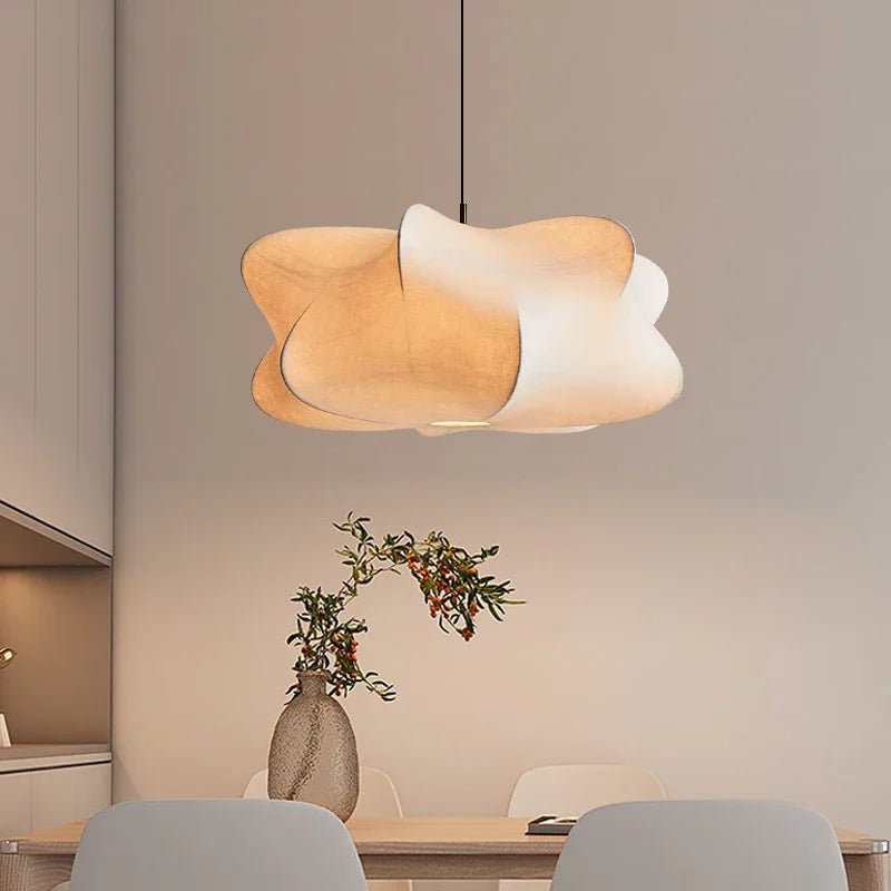 12-Inch Diameter Metal Pendant Light — Irregular Sphere Shade