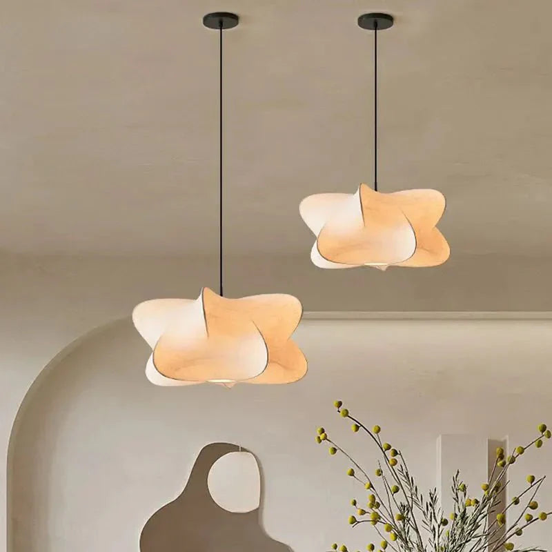 12-Inch Diameter Metal Pendant Light — Irregular Sphere Shade
