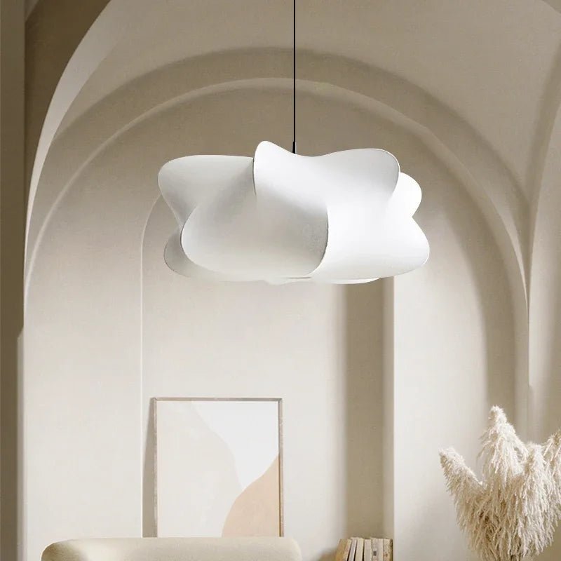 12-Inch Diameter Metal Pendant Light — Irregular Sphere Shade