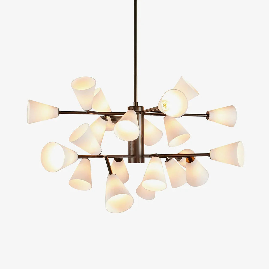 Mid-Century Cone Glass Chandelier | wildoxy
