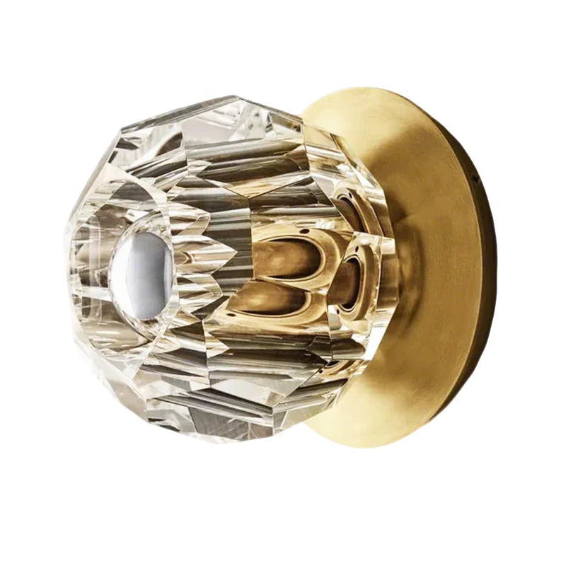 Mini Crystal Orb Bedside Wall Light | wildoxy