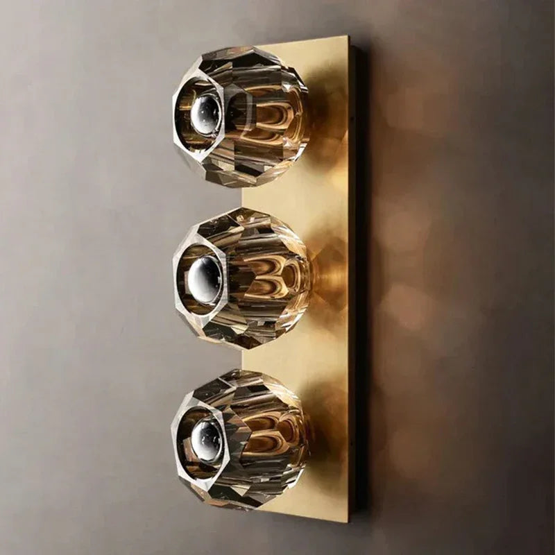 Mini Crystal Orb Bedside Wall Light | wildoxy