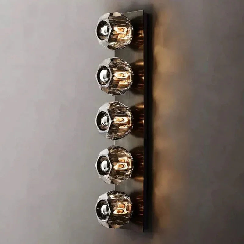 Mini Crystal Orb Bedside Wall Light | wildoxy