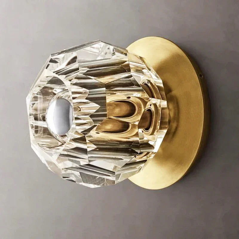 Mini Crystal Orb Bedside Wall Light | wildoxy