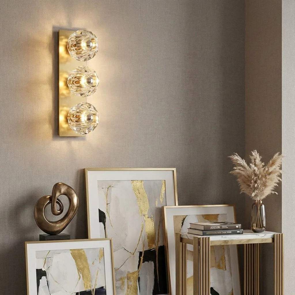 Mini Crystal Orb Bedside Wall Light | wildoxy
