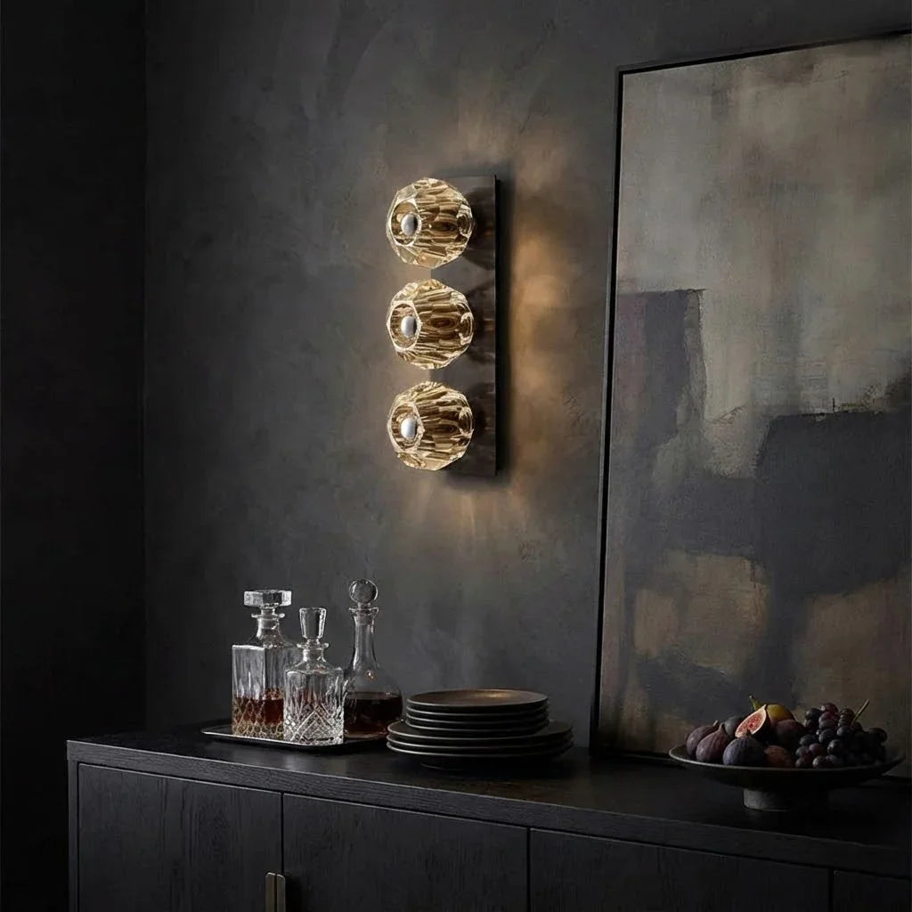 Mini Crystal Orb Bedside Wall Light | wildoxy